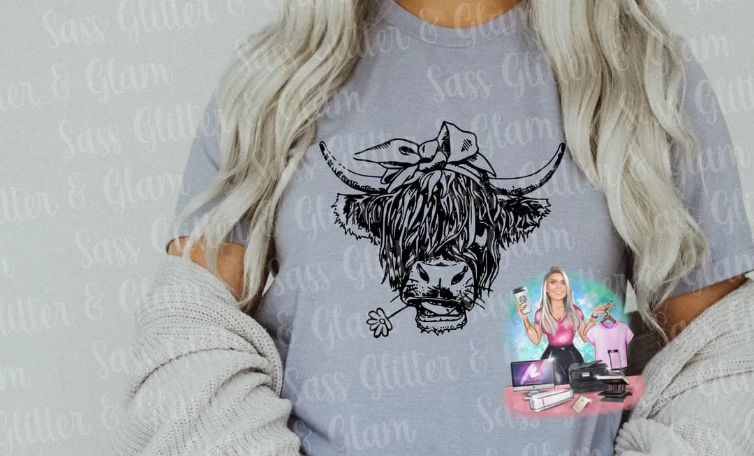 shaggy cow