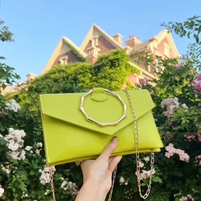 Simple trendy clutch bag