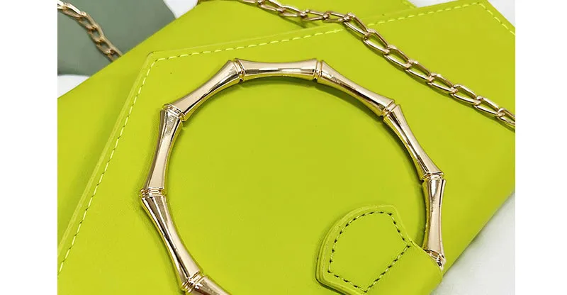 Simple trendy clutch bag