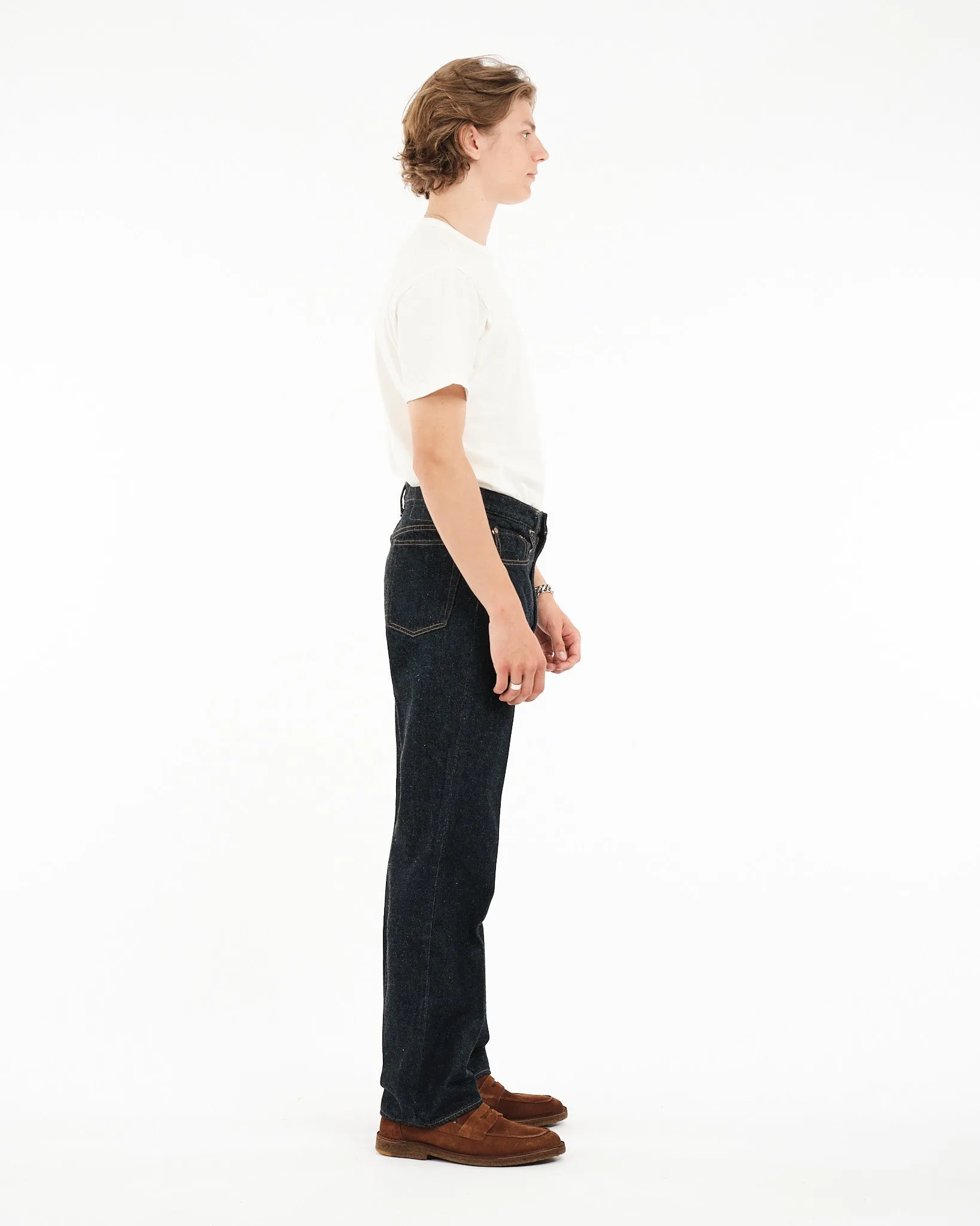Skate Shoecut Denim Pants Indigo One Wash