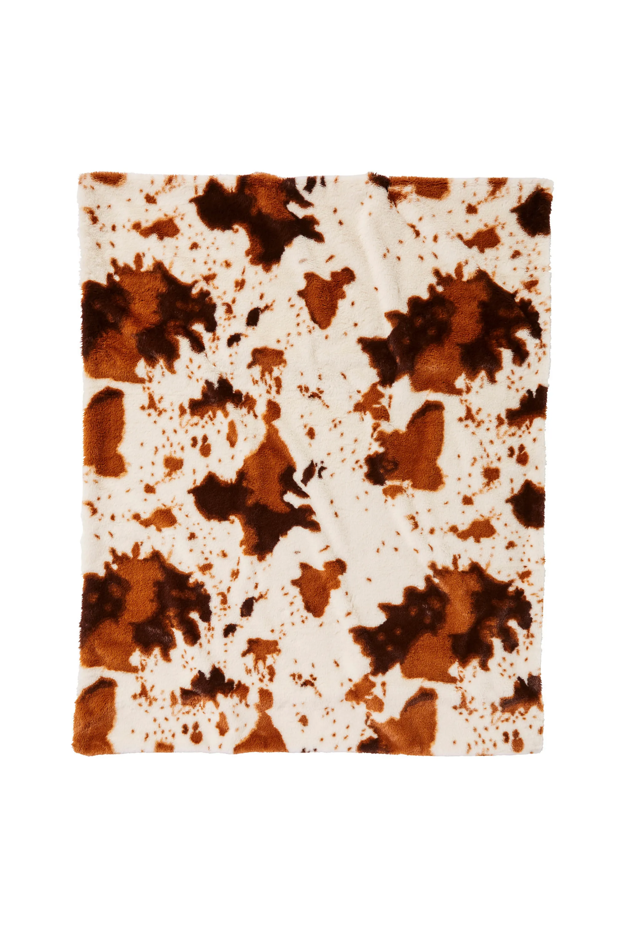 THROW - BROWN COW - 58"x62"