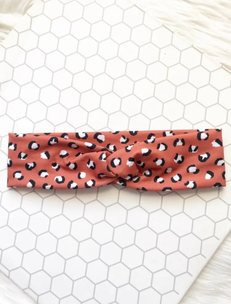 Trendy Cheetah Knotties Headband