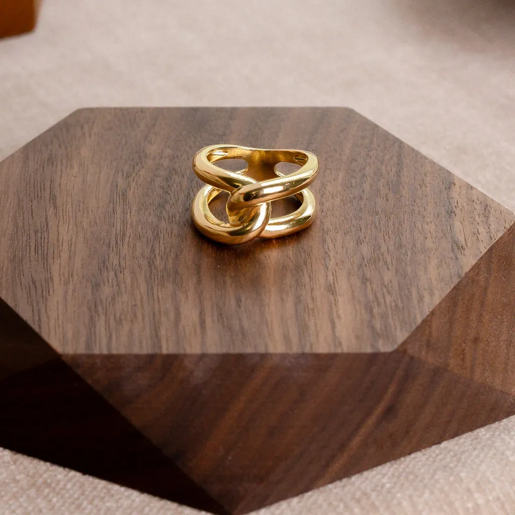 Twisted Double Strand Ring