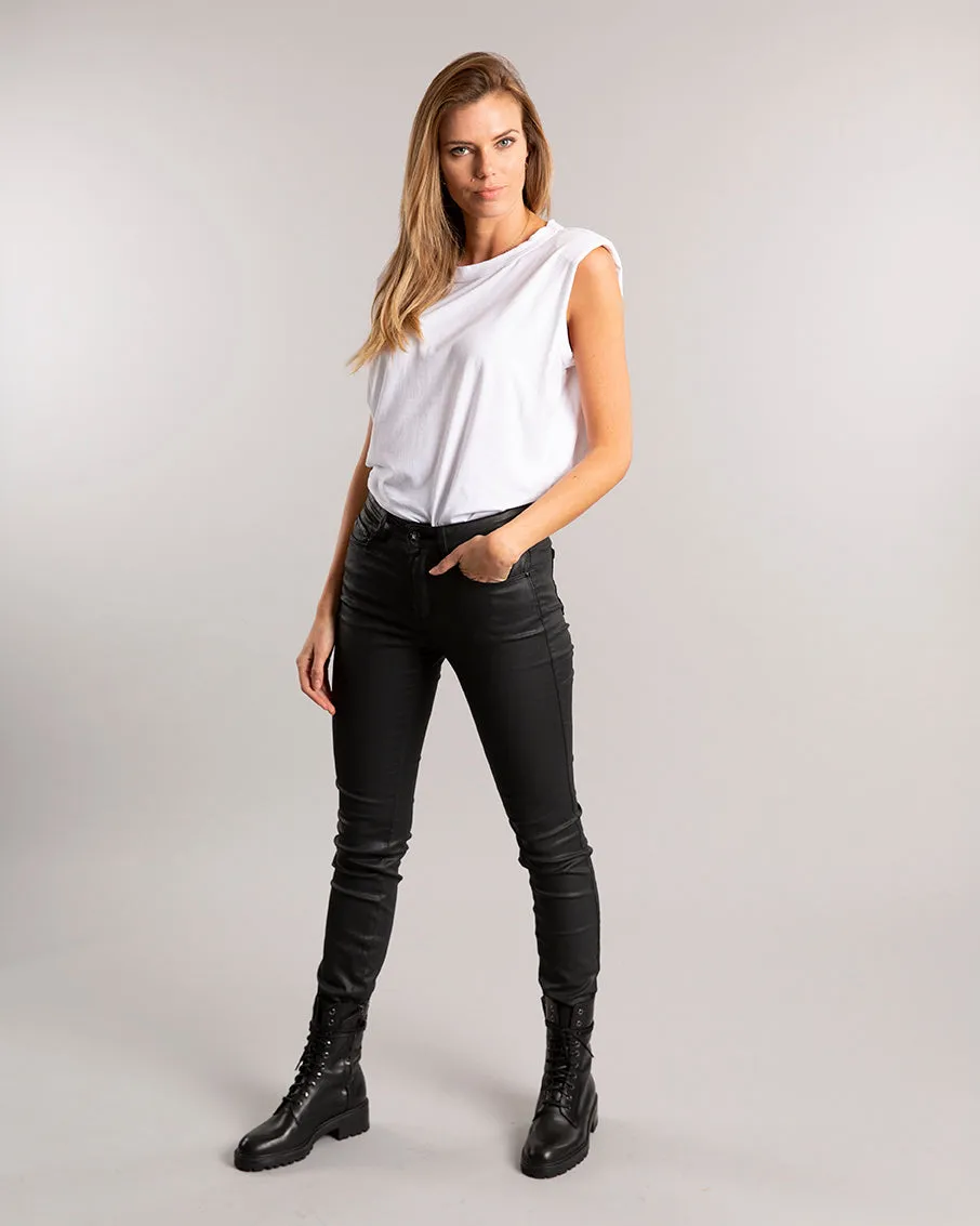 White  Padded T-shirt
