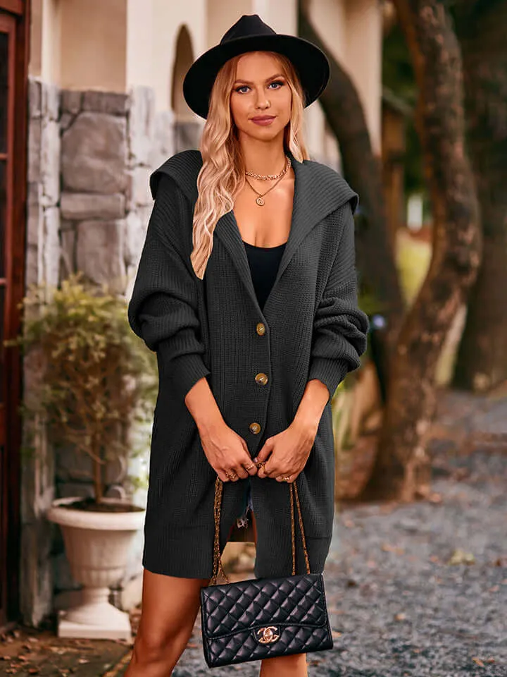 Women's Cozy Knitted Cardigan