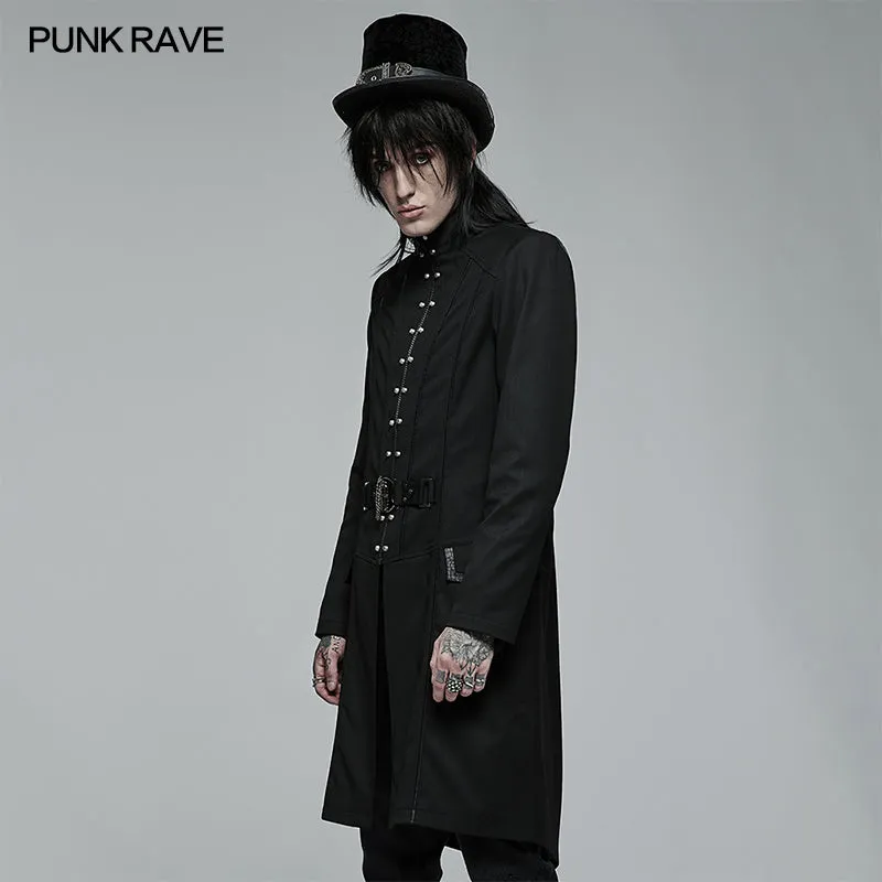 WY-1371XCM Goth handsome medium length embroidered jacket