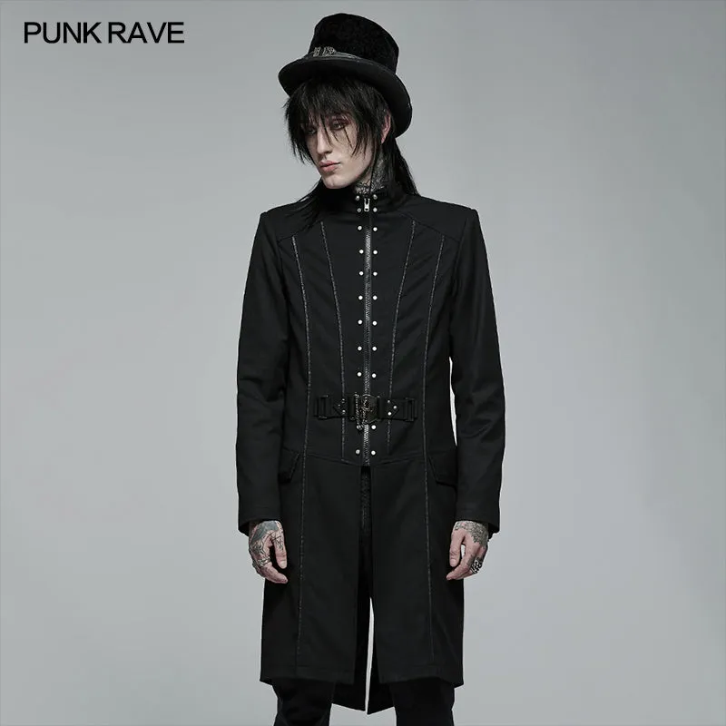 WY-1371XCM Goth handsome medium length embroidered jacket